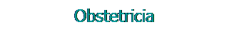 Cuadro de texto: Obstetricia
